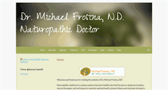 Desktop Screenshot of drfrosina.com
